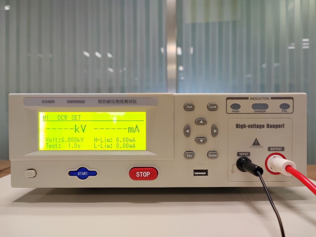 OEM Диэлектрическое напряжение выдерживает испытание Гипотное оборудование Интерфейс RS232